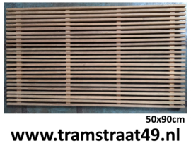 Houten badmat teakhout groot (50x90cm)