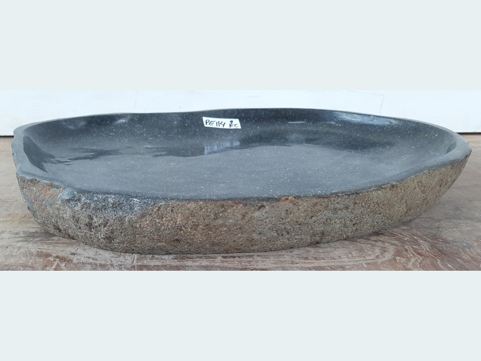 Drinkschaal vogel riviersteen PE114 (46x38cm)
