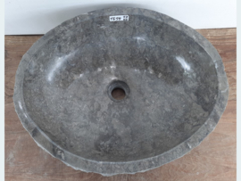 Grijs / wit pompbak riviersteen TG54 (50x40cm)