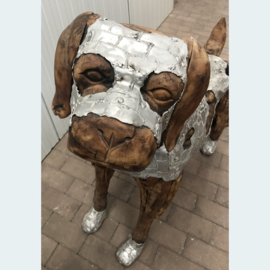 Beeld staande hond XL N15 (108 cm)