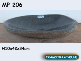 Natuursteen wasbak laag MP206 (42x34cm)