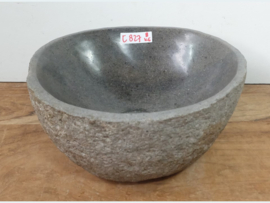 Toilet pompbak natuursteen C827 (29x28cm)
