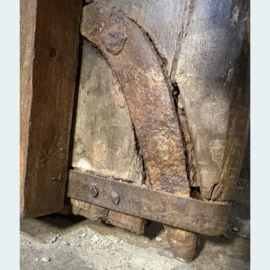 Hoge antieke deur teakhout N144-97