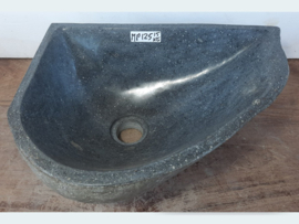 Hoek pompbak riviersteen MP125