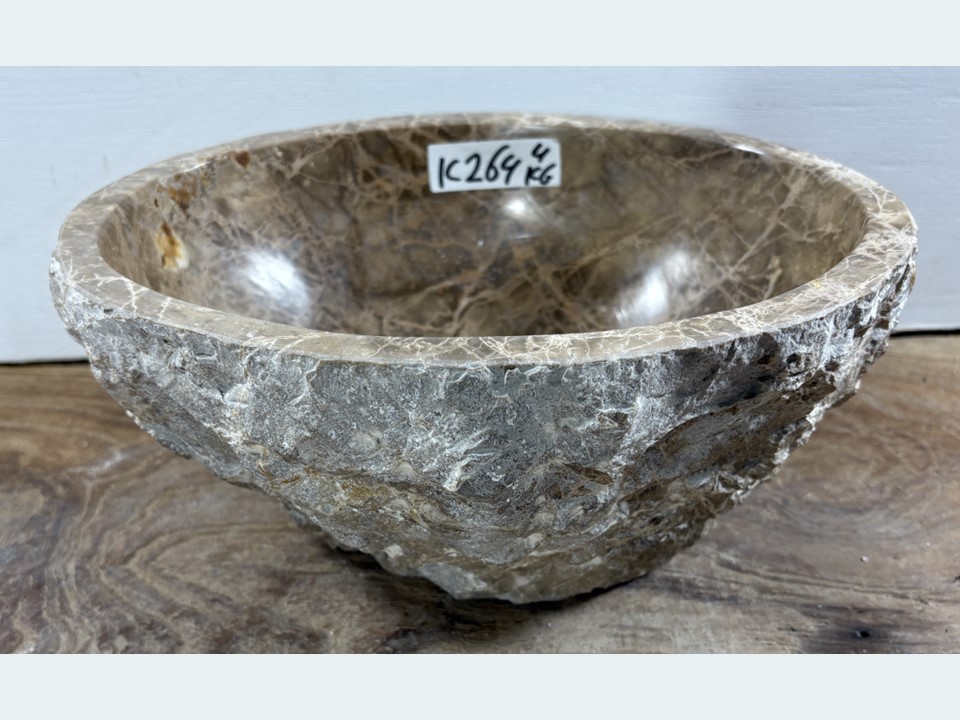 Kleurige fontein wc marmer IC264 (26x21cm)