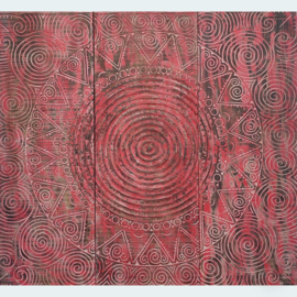 Houtsnijwerk panelen XL / hoofdeinde wanddecoratie TM52 (H 192cm)