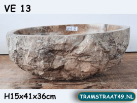 Natuursteen waskom VE13 (41x36cm)