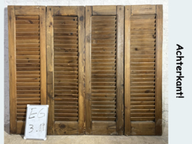 Franse lage shutters (set van 4 shutters) EG3-19
