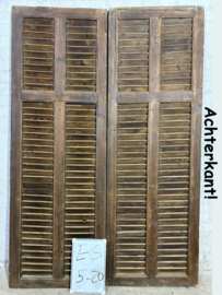 Lage franse louvre luiken (set van 2 luiken) EG5-20
