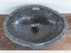 Grijs / wit pompbak riviersteen TG62 (41x31cm)