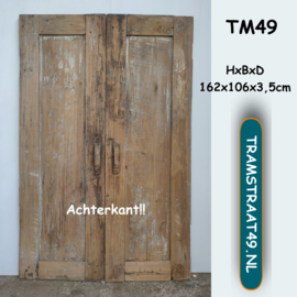 Indische oude deur teak hout TM49