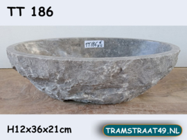 Grijs / beige fontein wc TT186 (36x21cm)