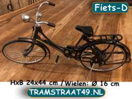 Fiets miniatuur Dames - Metaal