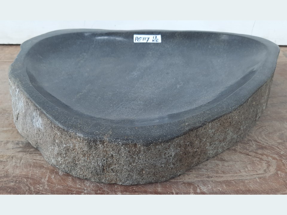 Tuin vogelbad riviersteen PE117 (42x37cm)