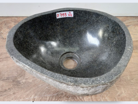 Toilet opzetwaskom natuursteen D793 (29x25cm)