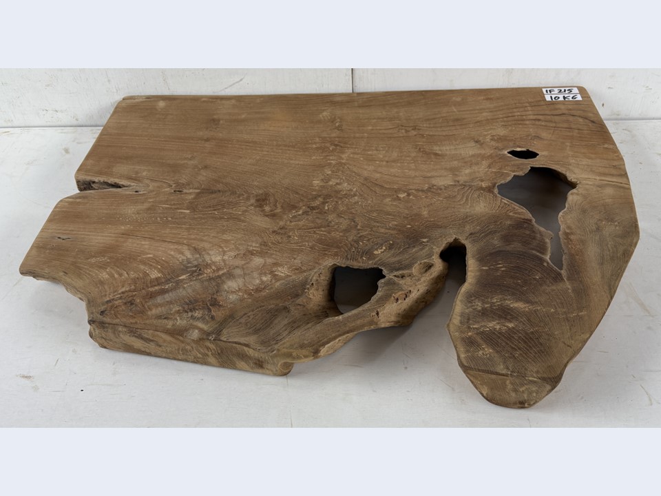 Teak wortel voor lavabo opzet plank IF215 (70x54cm)