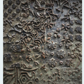 Textiel stempel / paneel (45x45cm)