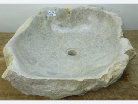 Marmeren natuursteen wasbak K12 (60x49cm)