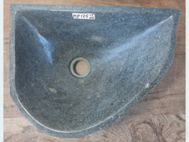 Hoek pompbak riviersteen MP125