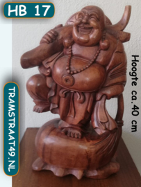Chinese lachende boeddha beeld (40 cm)