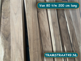 Toiletplank / wandplank van suar hout