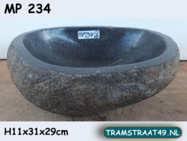 Fontein toilet riviersteen MP234 (31x29cm)