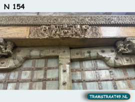 Grote oude poort teak hout N154