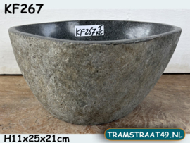 Riviersteen waskommetje KF267 (25x21cm)