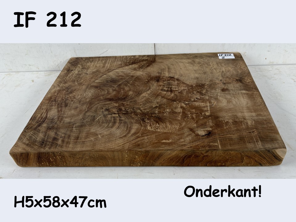 Brede plank van teak wortel IF212 (58x47cm)