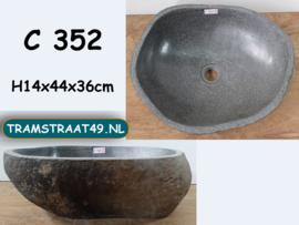 Natural stone sink C352 (44x36cm)