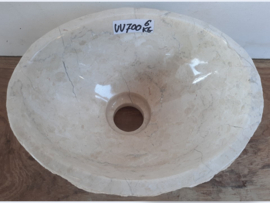 Fontein toilet van marmer wit/beige VV700 (26x21cm)