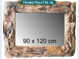 Driftwood spiegel 90x120 cm