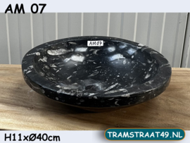 Waskom ammoniet rond AM07 (H11xØ40cm)
