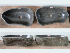 Opzetwaskom  riviersteen set  G350 (60x33cm)