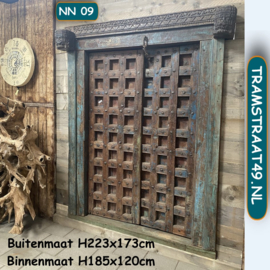 Antieke houten deur NN09