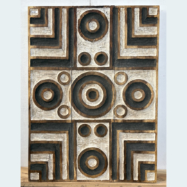 Wandpaneel houtsnijwerk IF79 (H140 cm)