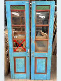 Hoge antieke deur met ruiten IF32 (H200cm)