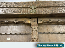 Oude grote deuren teak hout N108
