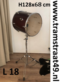Floor drum vloerlamp - muziekinstrument lamp