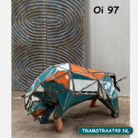 Olievat bull beeld Oi97