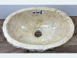 Meerkleurig pompbak wc riviersteen UK316 (30x21cm)