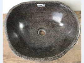 Riviersteen wastafel L433 (43x36cm)