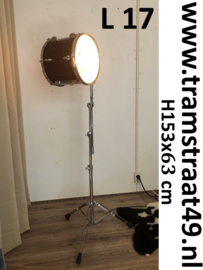Tom-tom drum lamp - muziekinstrument vloerlamp