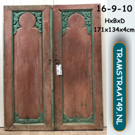 Oude Indische deur 16-9-10 (171x134cm)
