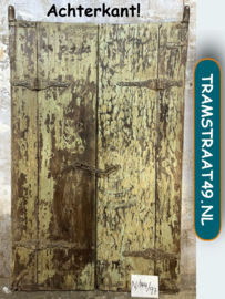 Hoge antieke deur teakhout N144-97