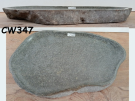 Riviersteen vogeldrinkschaal XXL CW347 (62x45cm)