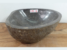 Pompbak wc natuursteen C841 (27x25cm)