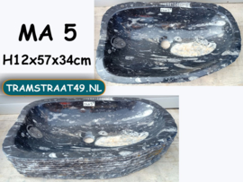 Waskom ammoniet fossiel MA5 (57x34cm)