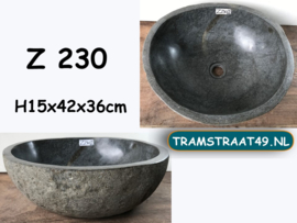 Natuursteen waskom Z230 (42x36cm)