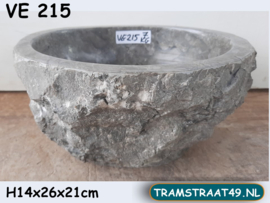 Marmeren waskom toilet grijs VE215 (26x21cm)